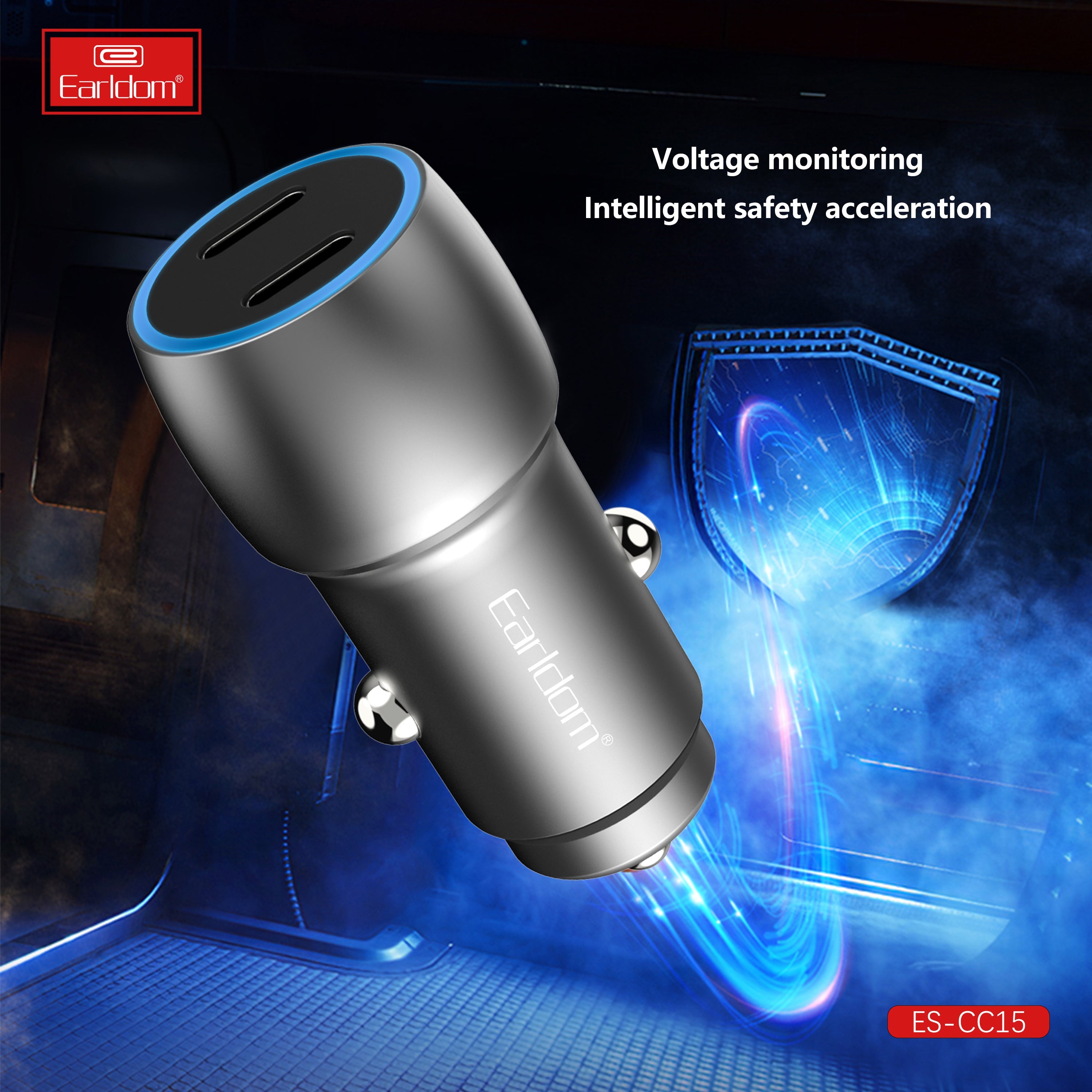 Super PD Fast Dual Car charger -40W Super PD Fast Dual Car charger -40W